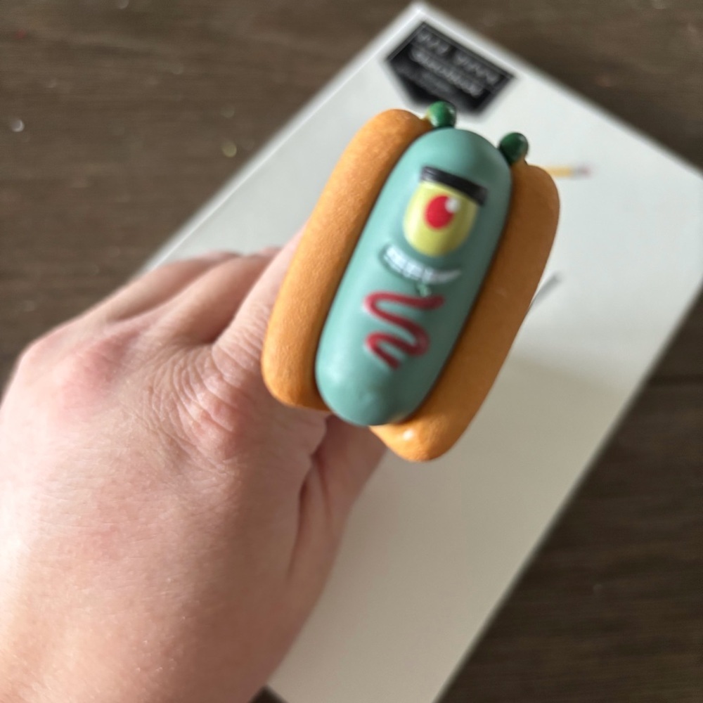 SpongeBob SquarePants: Plankton as Hotdog handmade beaded pen